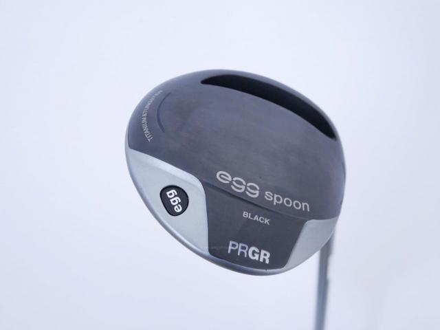 Fairway Wood : PRGR : หัวไม้ 3 PRGR Egg Spoon BLACK (ปี 2022) Loft 15 ก้าน Mitsubishi Diamana Flex SR