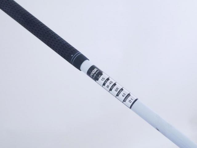Fairway Wood : PRGR : หัวไม้ 3 PRGR Egg Spoon BLACK (ปี 2022) Loft 15 ก้าน Mitsubishi Diamana Flex SR