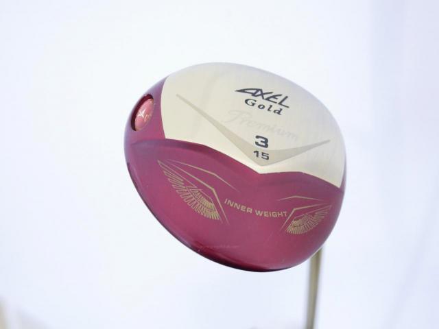 Fairway Wood : Tsuruya : หัวไม้ 3 Tsuruya AXEL Gold Premium IV (รุ่นปี 2021 ตัวท๊อป ของใหม่ 2 หมื่นกว่า) Loft 15 Flex S