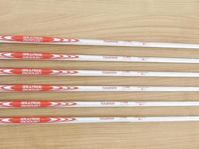 Iron set : Bridgestone : ชุดเหล็ก Bridgestone Tour B 201CB Forged (รุ่นปี 2021 นุ่ม แน่น คม) มีเหล็ก 5-Pw (6 ชิ้น) ก้านเหล็ก NS Pro Modus 105 Flex S