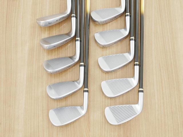 Iron set : Honma : **ก้าน 3 ดาว** ชุดเหล็ก Honma Beres IS-01 (หน้าเด้ง Maraging) มีเหล็ก 4-11,Aw,Sw (10 ชิ้น เทียบเท่า 4-Pw,Aw,Sw) ก้าน ARMRQ 6 (49) FLex R (3 ดาว)