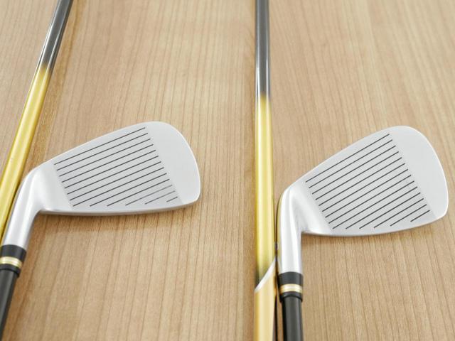 Iron set : Honma : **ก้าน 3 ดาว** ชุดเหล็ก Honma Beres IS-01 (หน้าเด้ง Maraging) มีเหล็ก 4-11,Aw,Sw (10 ชิ้น เทียบเท่า 4-Pw,Aw,Sw) ก้าน ARMRQ 6 (49) FLex R (3 ดาว)