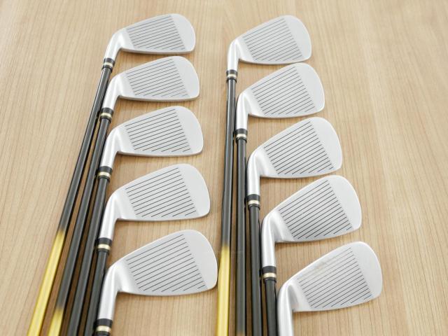 Iron set : Honma : **ก้าน 3 ดาว** ชุดเหล็ก Honma Beres IS-01 (หน้าเด้ง Maraging) มีเหล็ก 4-11,Aw,Sw (10 ชิ้น เทียบเท่า 4-Pw,Aw,Sw) ก้าน ARMRQ 6 (49) FLex R (3 ดาว)