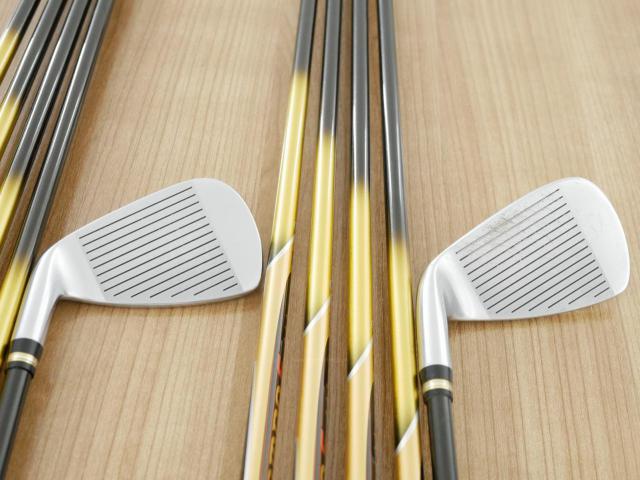 Iron set : Honma : **ก้าน 3 ดาว** ชุดเหล็ก Honma Beres IS-01 (หน้าเด้ง Maraging) มีเหล็ก 4-11,Aw,Sw (10 ชิ้น เทียบเท่า 4-Pw,Aw,Sw) ก้าน ARMRQ 6 (49) FLex R (3 ดาว)