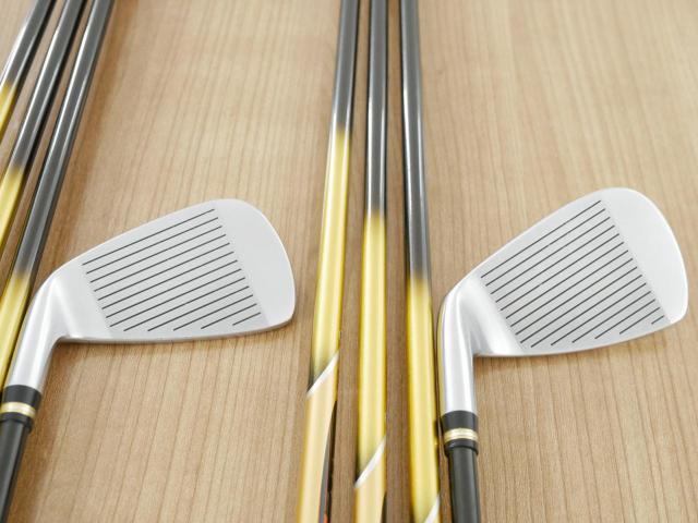 Iron set : Honma : **ก้าน 3 ดาว** ชุดเหล็ก Honma Beres IS-01 (หน้าเด้ง Maraging) มีเหล็ก 4-11,Aw,Sw (10 ชิ้น เทียบเท่า 4-Pw,Aw,Sw) ก้าน ARMRQ 6 (49) FLex R (3 ดาว)