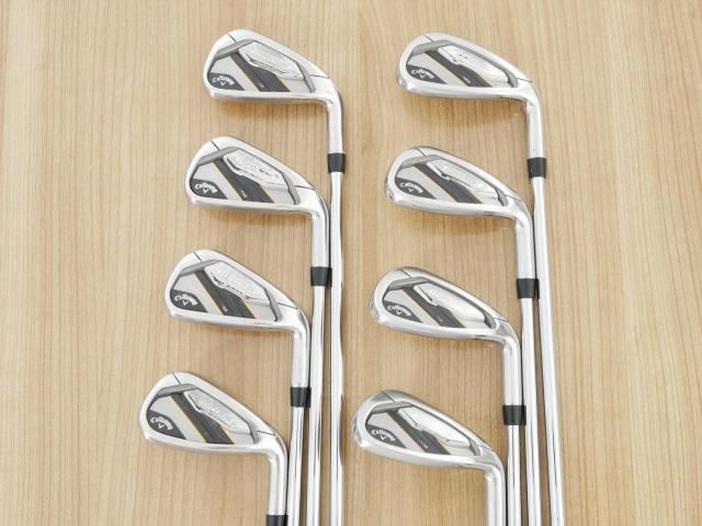 Iron set : Callaway : ชุดเหล็ก Callaway Mavrik MAX (ออกปี 2020 ตีง่าย ไกลมากๆ) มีเหล็ก 5-Pw,Aw,Sw (8 ชิ้น) ก้านเหล็ก NS Pro Zelos 7 Flex S