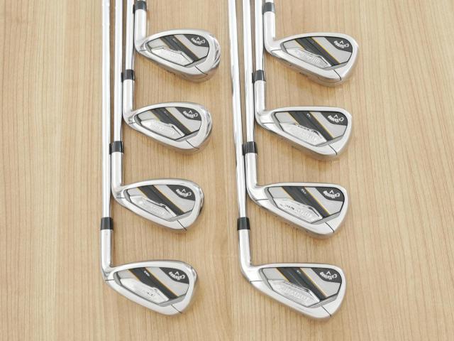 Iron set : Callaway : ชุดเหล็ก Callaway Mavrik MAX (ออกปี 2020 ตีง่าย ไกลมากๆ) มีเหล็ก 5-Pw,Aw,Sw (8 ชิ้น) ก้านเหล็ก NS Pro Zelos 7 Flex S
