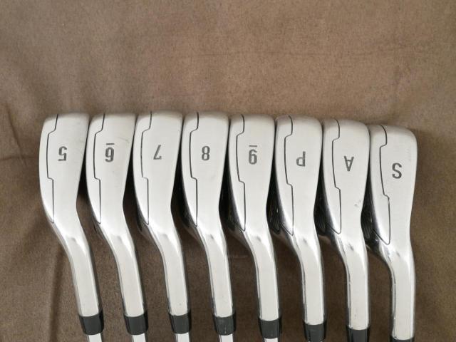 Iron set : Callaway : ชุดเหล็ก Callaway Mavrik MAX (ออกปี 2020 ตีง่าย ไกลมากๆ) มีเหล็ก 5-Pw,Aw,Sw (8 ชิ้น) ก้านเหล็ก NS Pro Zelos 7 Flex S