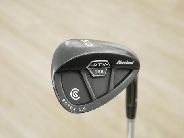 Wedge : Cleveland : Wedge Cleveland 588 RTX Rotex 2.0 Loft 50 ก้านเหล็ก Dynamic Gold S200