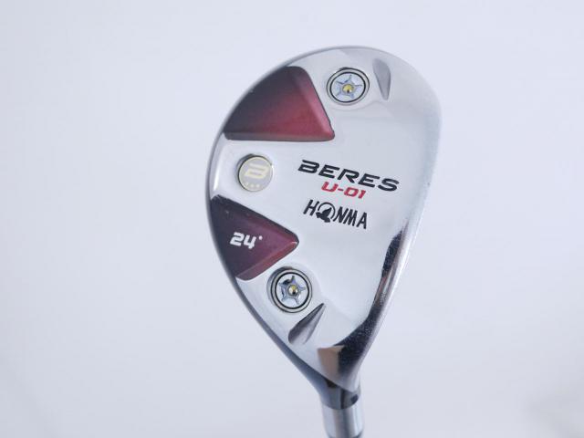 Fairway Wood : Honma : **ก้าน 3 ดาว** ไม้กระเทย Honma Beres U-01 Loft 24 ก้าน ARMRQ 6 (49) Flex R (3 ดาว)