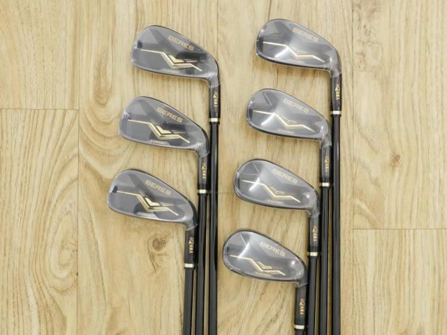 Iron set : Honma : **ของใหม่ ยังไม่แกะพลาสติก** ชุดเหล็ก Honma Beres Black Forged (รุ่นล่าสุด ปี 2022 สวยมากๆ) มีเหล็ก 5-11 (7 ชิ้น เทียบเท่า 4-Pw) ก้าน ARMRQ MX Flex R