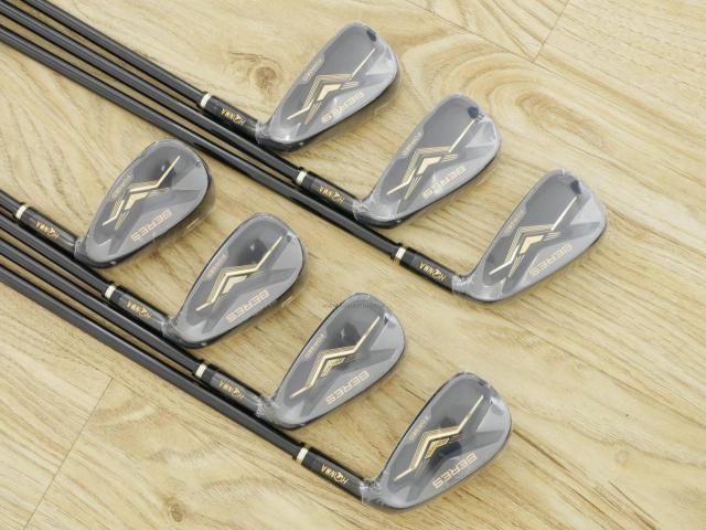 Iron set : Honma : **ของใหม่ ยังไม่แกะพลาสติก** ชุดเหล็ก Honma Beres Black Forged (รุ่นล่าสุด ปี 2022 สวยมากๆ) มีเหล็ก 5-11 (7 ชิ้น เทียบเท่า 4-Pw) ก้าน ARMRQ MX Flex R