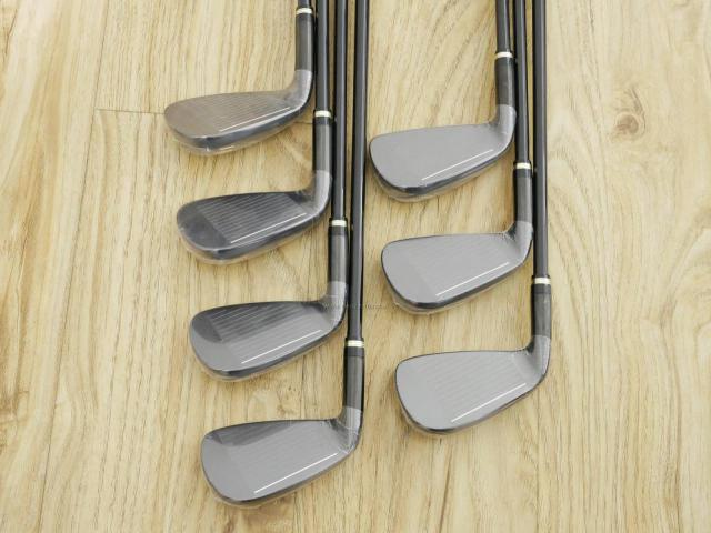 Iron set : Honma : **ของใหม่ ยังไม่แกะพลาสติก** ชุดเหล็ก Honma Beres Black Forged (รุ่นล่าสุด ปี 2022 สวยมากๆ) มีเหล็ก 5-11 (7 ชิ้น เทียบเท่า 4-Pw) ก้าน ARMRQ MX Flex R