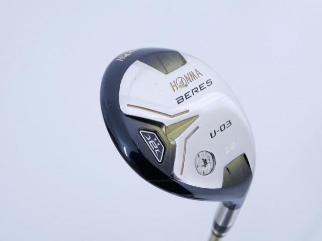 Fairway Wood : Honma : ไม้กระเทย Honma Beres U-03 (ปี 2016) Loft 22 ก้าน ARMRQ 8 (49) Flex R (2 ดาว)