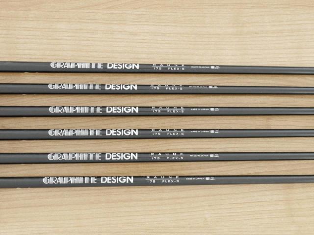Iron set : Epon : ชุดเหล็ก EPON AF-706 Forged (ออกปี 2021 ใบใหญ่ ตีง่าย ไกล) มีเหล็ก 6-Pw,Tw (6 ชิ้น) ก้านกราไฟต์ Graphite Design RAUNE i75 Flex S