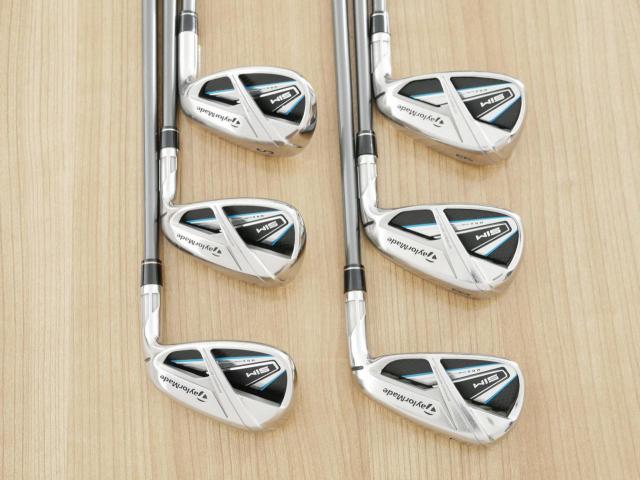Iron set : Taylormade : ชุดเหล็ก Taylormade SIM MAX (ออกปี 2020 Japan Spec.) มีเหล็ก 7-Pw,Aw,Sw (6 ชิ้น) ก้านกราไฟต์ Mitsubishi Tensei TM60 Flex R