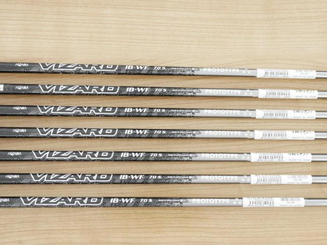 Iron set : Honma : **ก้าน 3 ดาว** ชุดเหล็ก Honma Beres NX (รุ่นปี 2023) มีเหล็ก 7-11,Aw,Sw (7 ชิ้น) ก้านกราไฟต์ Honma Vizard IB-WF 70 Flex S (3 ดาว)