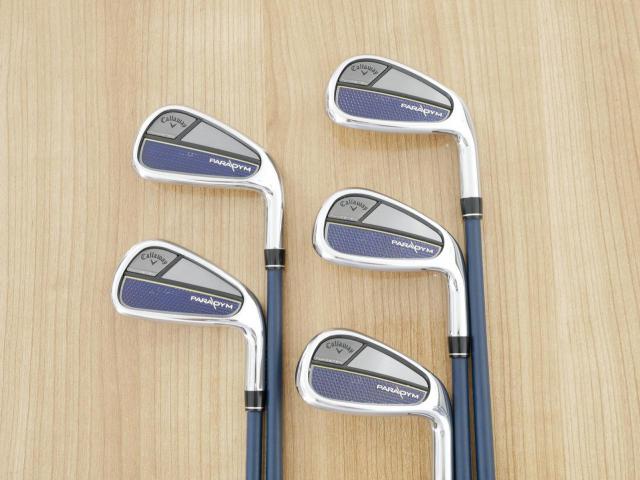 Iron set : Callaway : ชุดเหล็ก Callaway Paradym (รุ่นปี 2023 Japan Spec.) มีเหล็ก 6-Pw (5 ชิ้น) ก้านกราไฟต์ Fujikura VENTUS TR 5 Flex R