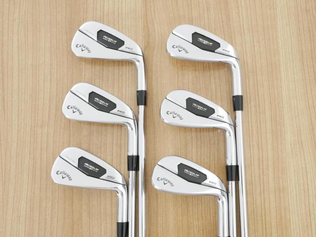 Iron set : Callaway : ชุดเหล็ก Callaway Rogue ST Pro (ออกปี 2022 คม นุ่ม แน่นมาก) มีเหล็ก 5-Pw (6 ชิ้น) ก้านเหล็ก Dynamic Gold 95 S200