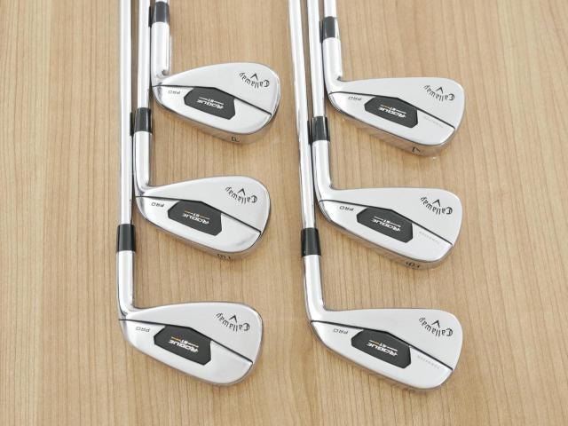 Iron set : Callaway : ชุดเหล็ก Callaway Rogue ST Pro (ออกปี 2022 คม นุ่ม แน่นมาก) มีเหล็ก 5-Pw (6 ชิ้น) ก้านเหล็ก Dynamic Gold 95 S200