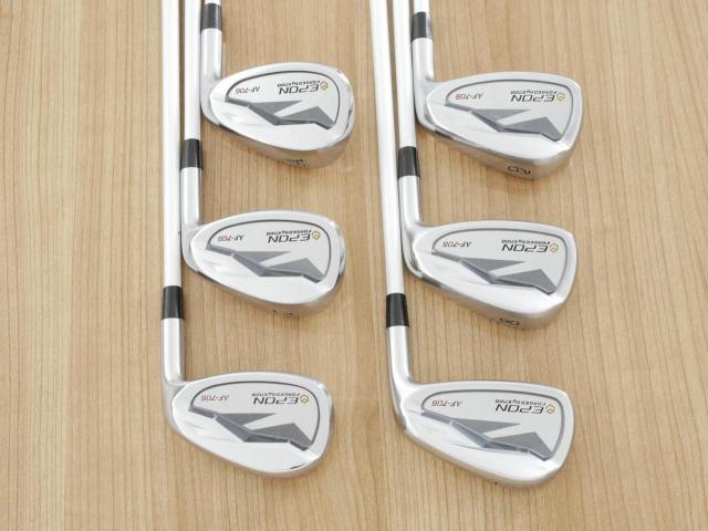 Iron set : Epon : ชุดเหล็ก EPON AF-706 Forged (ออกปี 2021 ใบใหญ่ ตีง่าย ไกล) มีเหล็ก 7-Pw,Tw,Aw (6 ชิ้น) ก้านกราไฟต์ Fujikura Speeder 45i Flex R