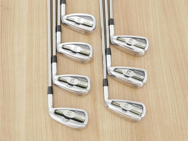 Iron set : Bridgestone : ชุดเหล็ก Bridgestone JGR Hybrid Forged (ตีไกลกว่าตัวอื่น 2 เบอร์) มีเหล็ก 5-P1,P2 (7 ชิ้น) ก้านกราไฟต์ UST Mamiya RECOIL