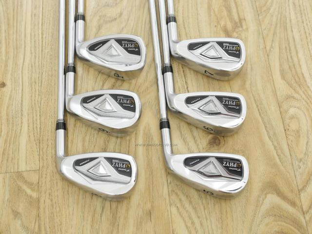 Iron set : Tourstage : ชุดเหล็ก Tourstage PHYZ Forged (ซีรี่ย์ท๊อป นุ่มไกล) มีเหล็ก 5-Pw (6 ชิ้น) ก้านเหล็ก NS Pro 900 Flex S