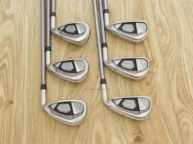 Iron set : Callaway : ชุดเหล็ก Callaway Rogue Star CF18 (ออกปี 2018 ตีง่าย ไกลมากๆ) มีเหล็ก 5-Pw (6 ชิ้น) ก้านกราไฟต์ Fujikura Speeder Evolution Flex R