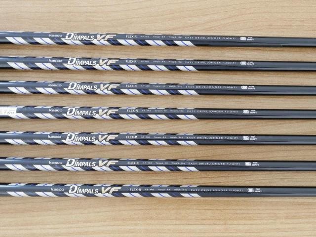 Iron set : Kasco : ชุดเหล็ก Kasco DIMPALS VF (ใบใหญ่ ตีง่าย) มีเหล็ก 5-Pw,Sw (7 ชิ้น) ก้านกราไฟต์ Flex R