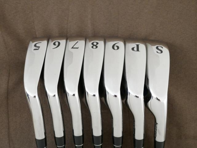Iron set : Kasco : ชุดเหล็ก Kasco DIMPALS VF (ใบใหญ่ ตีง่าย) มีเหล็ก 5-Pw,Sw (7 ชิ้น) ก้านกราไฟต์ Flex R