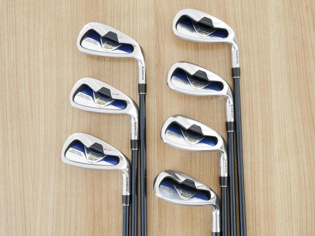 Iron set : Kasco : ชุดเหล็ก Kasco DIMPALS VF (ใบใหญ่ ตีง่าย) มีเหล็ก 5-Pw,Sw (7 ชิ้น) ก้านกราไฟต์ Flex R