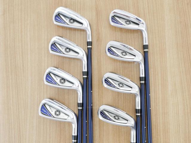 Iron set : Yamaha : ชุดเหล็ก Yamaha Inpres UD+2 (ออกปี 2019 ตีไกลที่สุด ไกลกว่าเหล็กทั่วไป 2 เบอร์ หน้าเด้ง COR 0.822) มีเหล็ก 6-Pw,Aw,As,Sw (8 ชิ้น) ก้านกราไฟต์ Flex SR