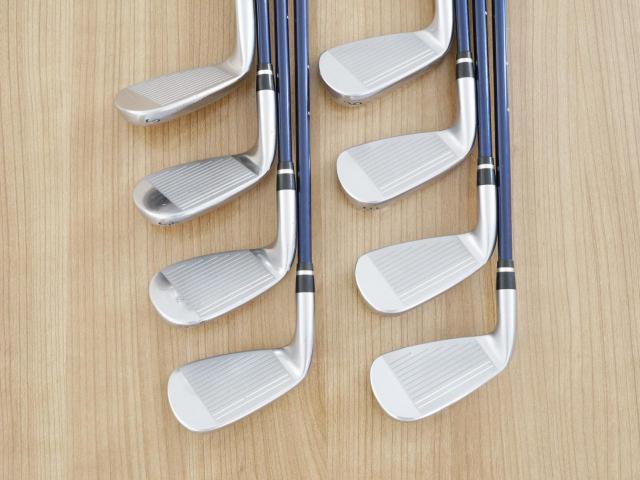 Iron set : Yamaha : ชุดเหล็ก Yamaha Inpres UD+2 (ออกปี 2019 ตีไกลที่สุด ไกลกว่าเหล็กทั่วไป 2 เบอร์ หน้าเด้ง COR 0.822) มีเหล็ก 6-Pw,Aw,As,Sw (8 ชิ้น) ก้านกราไฟต์ Flex SR