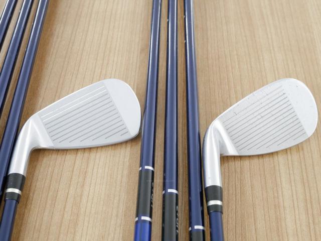Iron set : Yamaha : ชุดเหล็ก Yamaha Inpres UD+2 (ออกปี 2019 ตีไกลที่สุด ไกลกว่าเหล็กทั่วไป 2 เบอร์ หน้าเด้ง COR 0.822) มีเหล็ก 6-Pw,Aw,As,Sw (8 ชิ้น) ก้านกราไฟต์ Flex SR