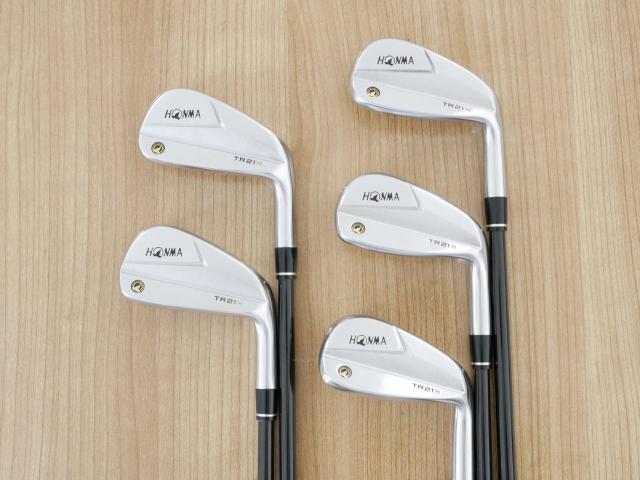 Iron set : Honma : ชุดเหล็ก Honma Tour World TR21X (ออกปี 2021 ตีง่าย ไกล) มีเหล็ก 6-10 (5 ชิ้น) ก้านกราไฟต์ Honma Vizard TR20-65 Flex R