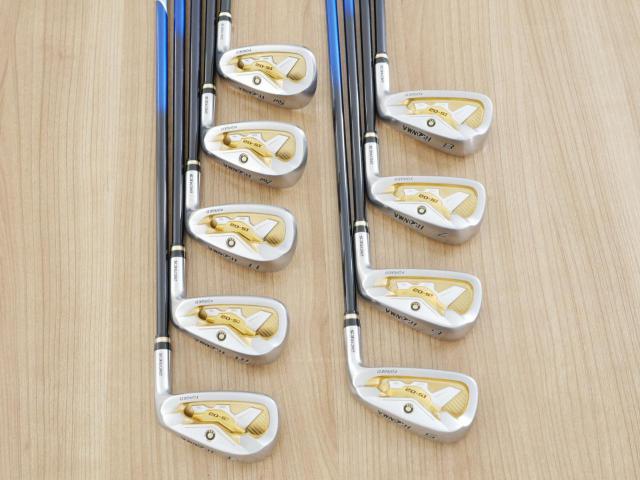 Iron set : Honma : **ก้าน 3 ดาว** ชุดเหล็ก Honma Beres IS-02 (หน้าเด้ง Forged) มีเหล็ก 5-11,Aw,Sw (9 ชิ้น เทียบเท่า 4-Pw,Aw,Sw) ก้าน ARMRQ 6 (54) Flex R (3 ดาว)