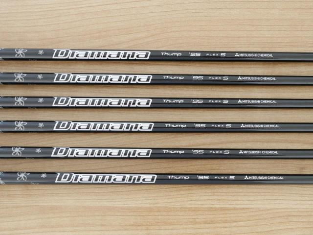 Iron set : Taylormade : ชุดเหล็ก Taylormade P770 Forged (รุ่นปี 2023 นุ่ม แน่น)  มีเหล็ก 5-Pw (6 ชิ้น) ก้านกราไฟต์ Mitsubishi Diamana Thump i95 Flex S
