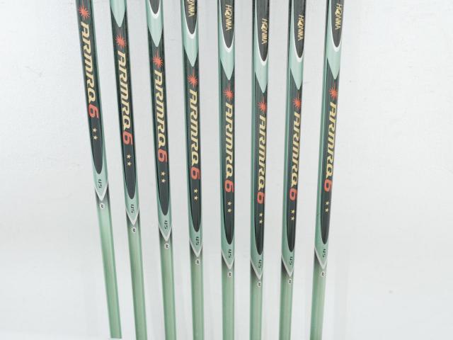 Iron set : Honma : ชุดเหล็ก Honma Beres IS-01 (หน้าเด้ง Maraging) มีเหล็ก 6-11,Aw,Sw (8 ชิ้น เทียบเท่า 5-Pw,Aw,Sw) ก้าน ARMRQ 6 (45) Flex R (2 ดาว)