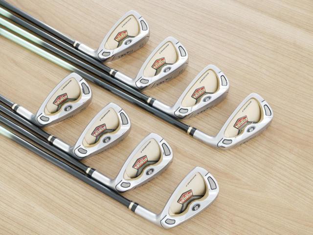 Iron set : Honma : ชุดเหล็ก Honma Beres IS-01 (หน้าเด้ง Maraging) มีเหล็ก 6-11,Aw,Sw (8 ชิ้น เทียบเท่า 5-Pw,Aw,Sw) ก้าน ARMRQ 6 (45) Flex R (2 ดาว)
