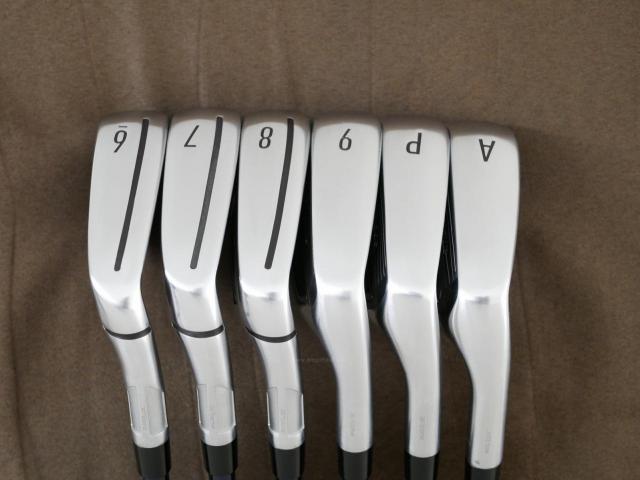Iron set : Taylormade : ชุดเหล็ก Taylormade Qi (รุ่นล่าสุด ออกปี 2024 Japan Spec.) มีเหล็ก 6-Pw,Aw (6 ชิ้น) ก้านกราไฟต์ Mitsubishi Diamana TM60 Flex R