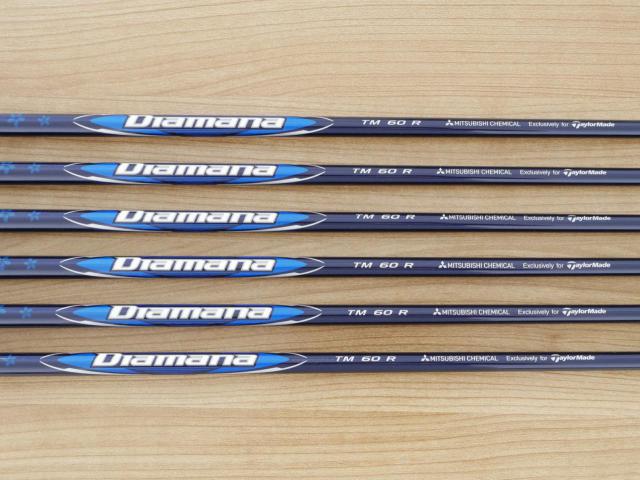 Iron set : Taylormade : ชุดเหล็ก Taylormade Qi (รุ่นล่าสุด ออกปี 2024 Japan Spec.) มีเหล็ก 6-Pw,Aw (6 ชิ้น) ก้านกราไฟต์ Mitsubishi Diamana TM60 Flex R
