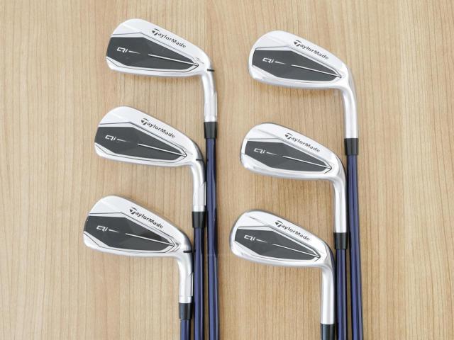 Iron set : Taylormade : ชุดเหล็ก Taylormade Qi (รุ่นล่าสุด ออกปี 2024 Japan Spec.) มีเหล็ก 6-Pw,Aw (6 ชิ้น) ก้านกราไฟต์ Mitsubishi Diamana TM60 Flex R