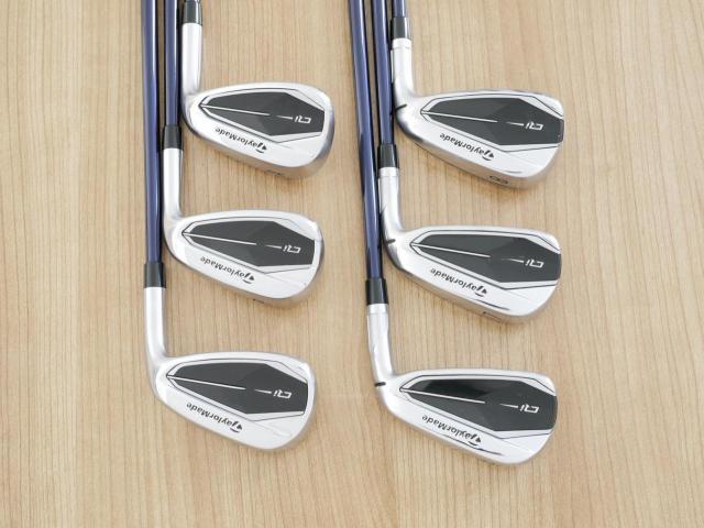 Iron set : Taylormade : ชุดเหล็ก Taylormade Qi (รุ่นล่าสุด ออกปี 2024 Japan Spec.) มีเหล็ก 6-Pw,Aw (6 ชิ้น) ก้านกราไฟต์ Mitsubishi Diamana TM60 Flex R