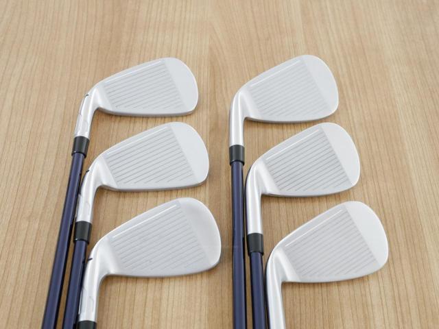 Iron set : Taylormade : ชุดเหล็ก Taylormade Qi (รุ่นล่าสุด ออกปี 2024 Japan Spec.) มีเหล็ก 6-Pw,Aw (6 ชิ้น) ก้านกราไฟต์ Mitsubishi Diamana TM60 Flex R
