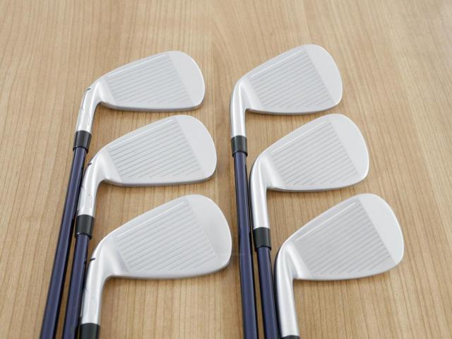 Iron set : Taylormade : ชุดเหล็ก Taylormade Qi (รุ่นล่าสุด ออกปี 2024 Japan Spec.) มีเหล็ก 6-Pw,Aw (6 ชิ้น) ก้านกราไฟต์ Mitsubishi Diamana TM60 Flex R