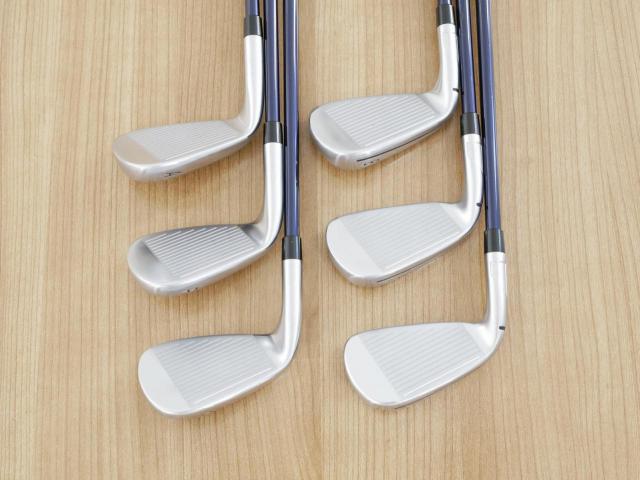 Iron set : Taylormade : ชุดเหล็ก Taylormade Qi (รุ่นล่าสุด ออกปี 2024 Japan Spec.) มีเหล็ก 6-Pw,Aw (6 ชิ้น) ก้านกราไฟต์ Mitsubishi Diamana TM60 Flex R
