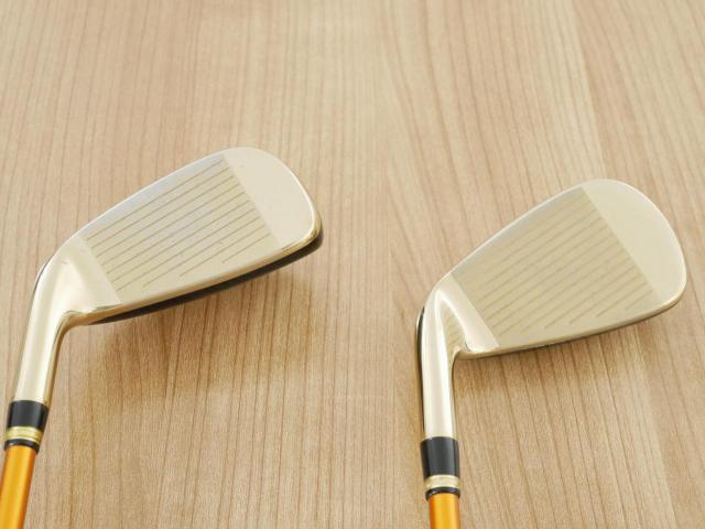 Iron set : Katana : ชุดเหล็กกระเทย Katana Sniper i (ตีง่ายมากๆ ไกลมากๆ) มีเหล็ก 6-Pw,Aw (6 ชิ้น เบอร์ 6 ตีระยะเท่าเหล็ก 5 ปกติ) ก้านกราไฟต์ Flex R2