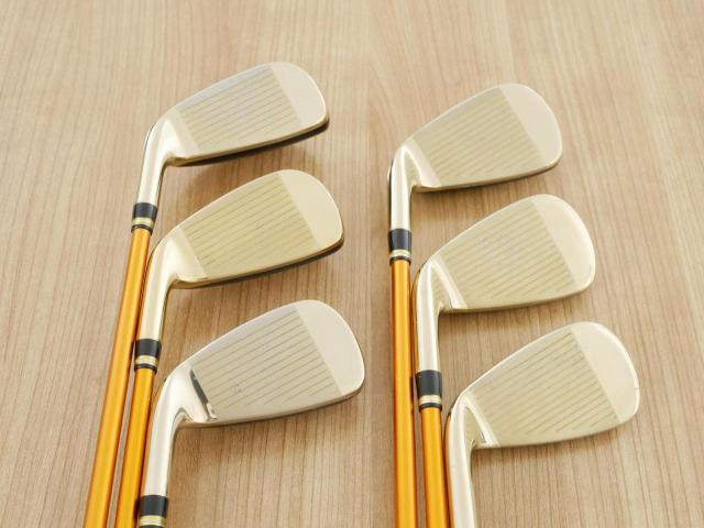 Iron set : Katana : ชุดเหล็กกระเทย Katana Sniper i (ตีง่ายมากๆ ไกลมากๆ) มีเหล็ก 6-Pw,Aw (6 ชิ้น เบอร์ 6 ตีระยะเท่าเหล็ก 5 ปกติ) ก้านกราไฟต์ Flex R2