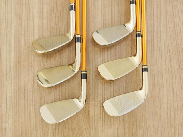 Iron set : Katana : ชุดเหล็กกระเทย Katana Sniper i (ตีง่ายมากๆ ไกลมากๆ) มีเหล็ก 6-Pw,Aw (6 ชิ้น เบอร์ 6 ตีระยะเท่าเหล็ก 5 ปกติ) ก้านกราไฟต์ Flex R2