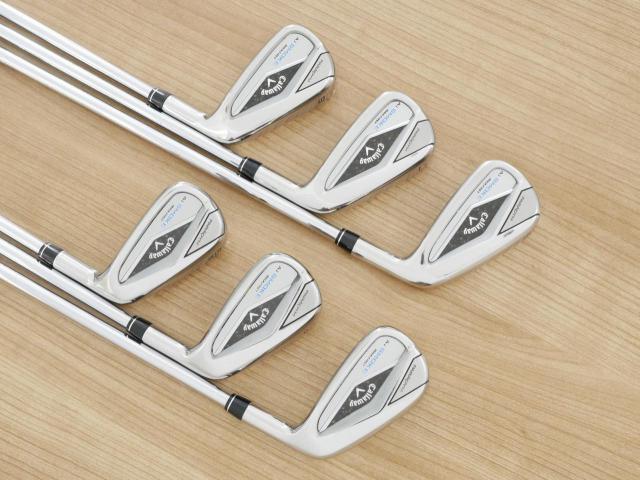 Iron set : Callaway : ชุดเหล็ก Callaway Paradym Ai Smoke Max Fast (ออกปี 2024 ตีง่ายมาก ไกล Japan Spec.) มีเหล็ก 6-Pw,Aw (6 ชิ้น) ก้านเหล็ก NS Pro ZELOS 7 Flex S
